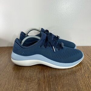 Crocs Lite Ride 360 Sneaker Size Men’s Size 8 fits Women’s 10 Navy Blue